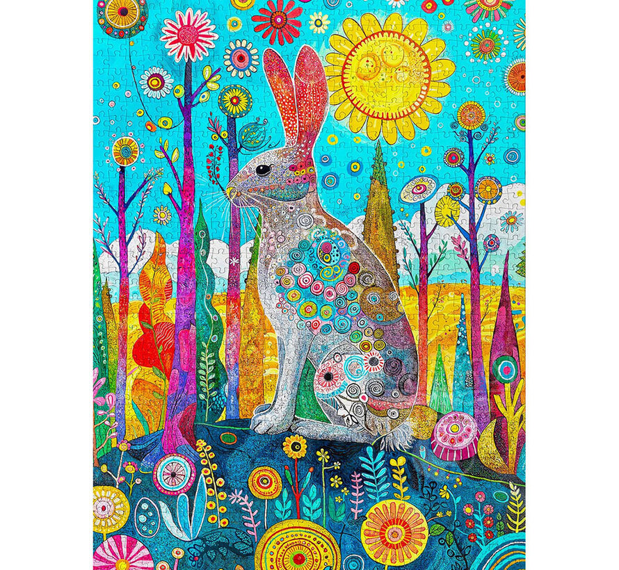 Enjoy Hare's Whimsical Land Puzzle 1000pcs