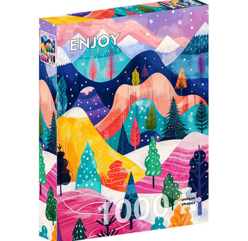 ENJOY Puzzle Enjoy Winter's Palette Puzzle 1000pcs
