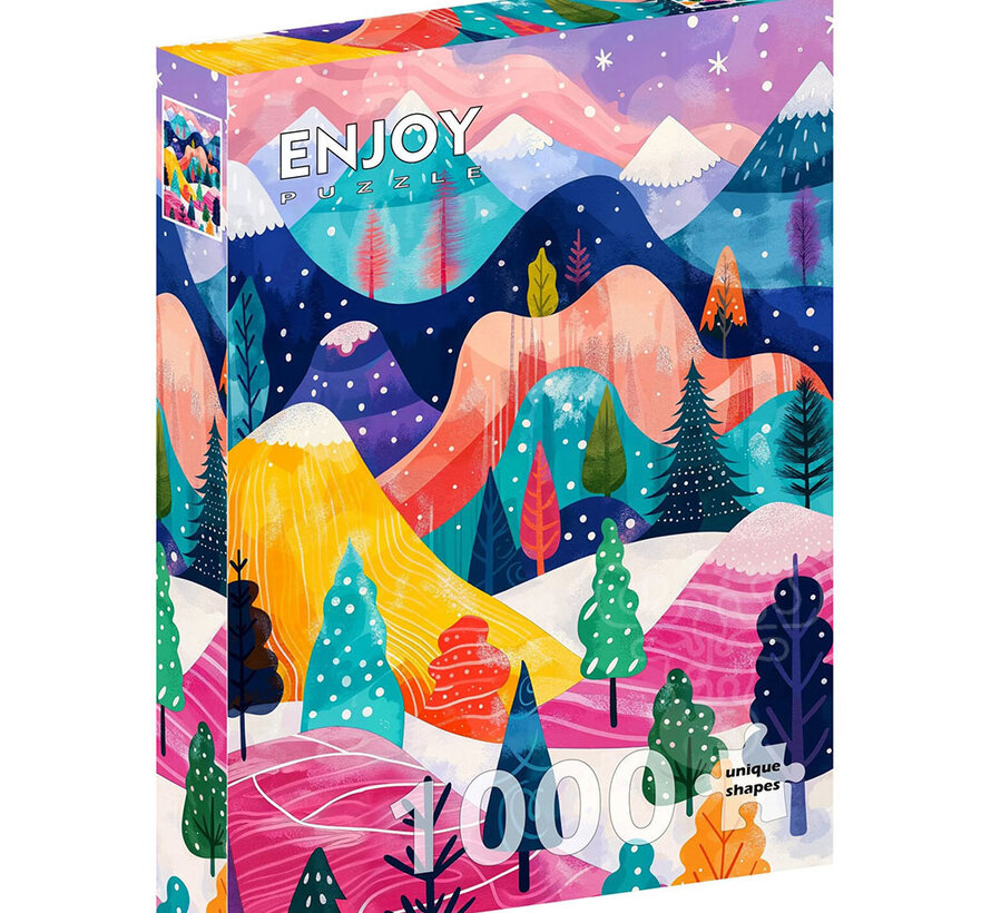 Enjoy Winter's Palette Puzzle 1000pcs