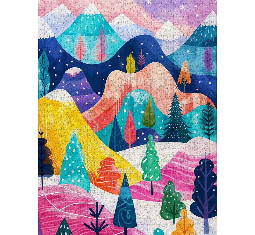 Enjoy Winter's Palette Puzzle 1000pcs