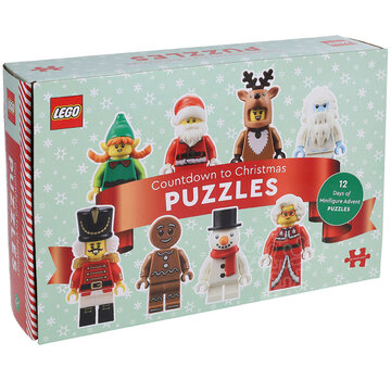 Chronicle Books Chronicle LEGO Countdown to Christmas 12 Days of Minifigure Advent Calendar Puzzles 12 x 48pcs