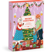 Galison Galison Meowy Christmas 12 Days of Puzzles Christmas Countdown Advent Calendar Puzzle 500pcs (12 x 42pcs)