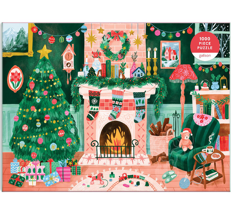 Galison Cozy by the Fireplace Puzzle 1000pcs