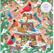 Galison Galison Festive Feathers Foil Puzzle 500pcs