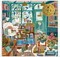 Galison Bookshop Afternoon Foil Puzzle 500pcs