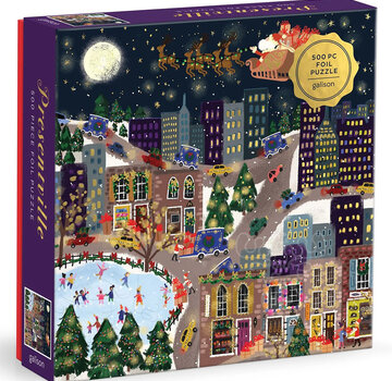 Galison Galison Joy Laforme Presentville Foil Puzzle 500pcs