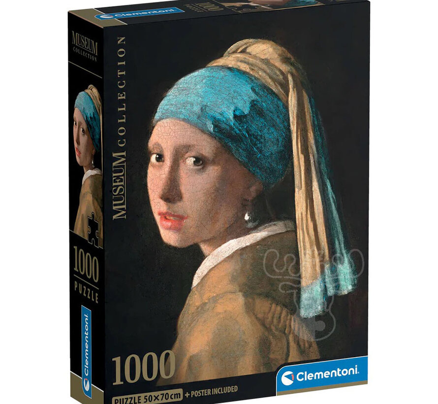 Clementoni Museum: Vermeer - Girl with Pearl Earring Puzzle 1000pcs