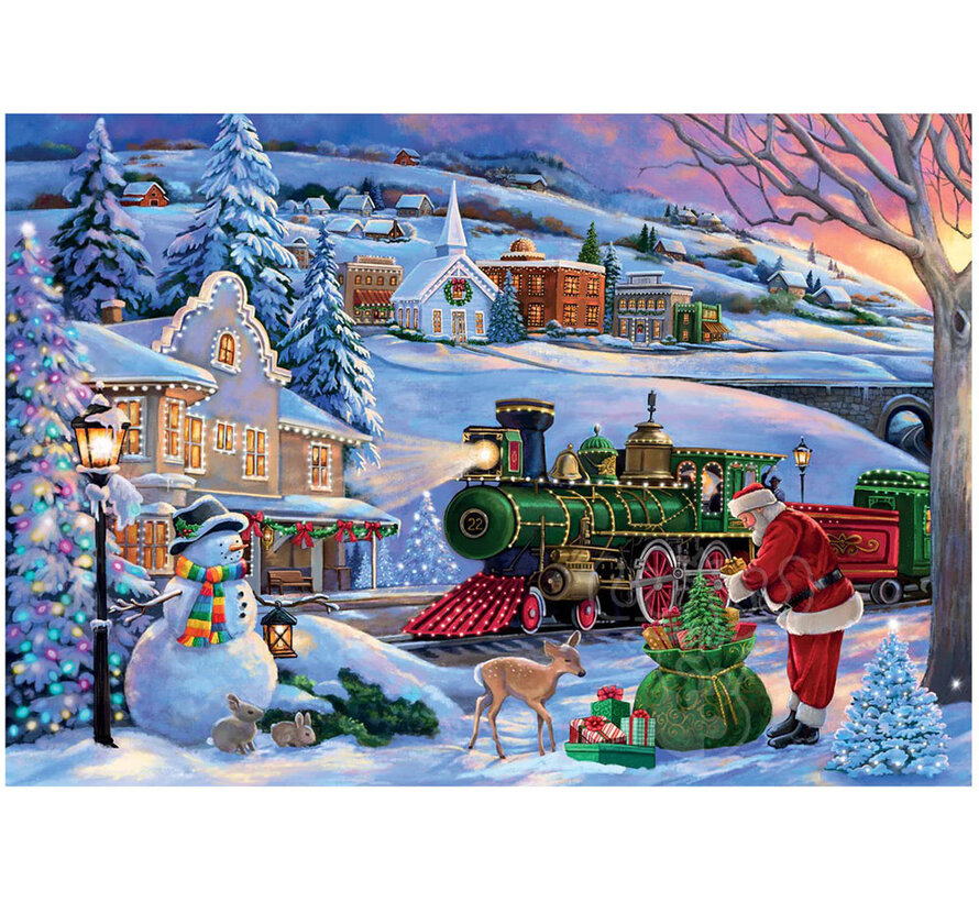 Clementoni Classic Christmas: Christmas Train Puzzle 500pcs