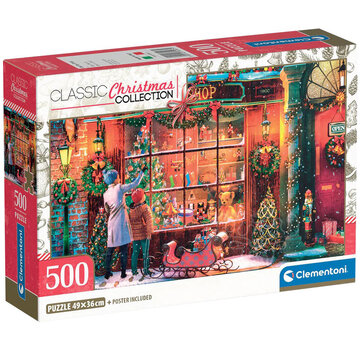 Clementoni Clementoni Classic Christmas: Old Toy Shop Puzzle 500pcs