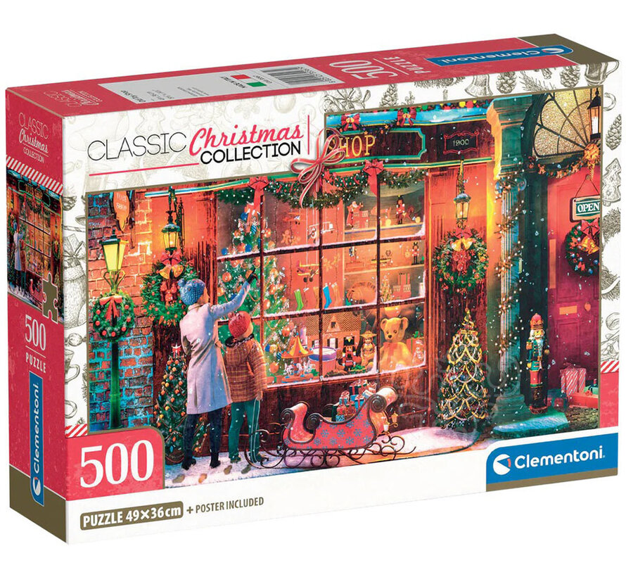 Clementoni Classic Christmas: Old Toy Shop Puzzle 500pcs