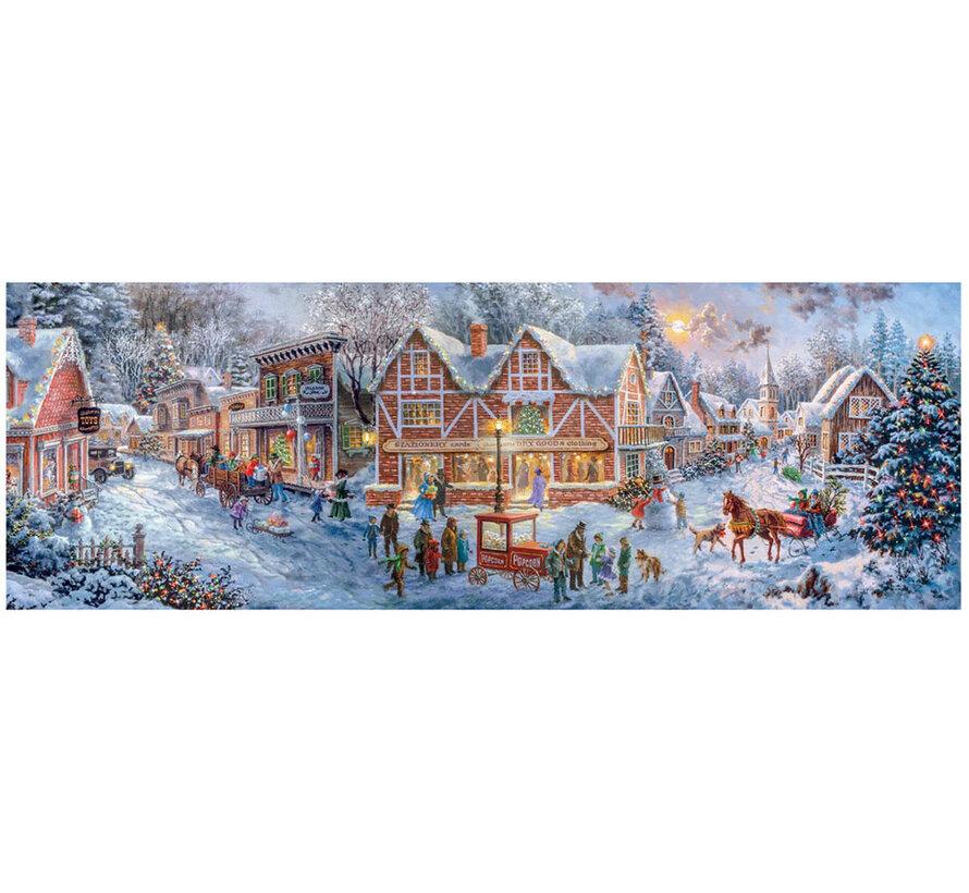 Clementoni Classic Christmas: Getting Ready for Christmas Panorama Puzzle 1000pcs