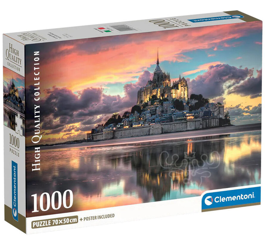 Clementoni Le magnifique Mont Saint-Michel Puzzle 1000pcs