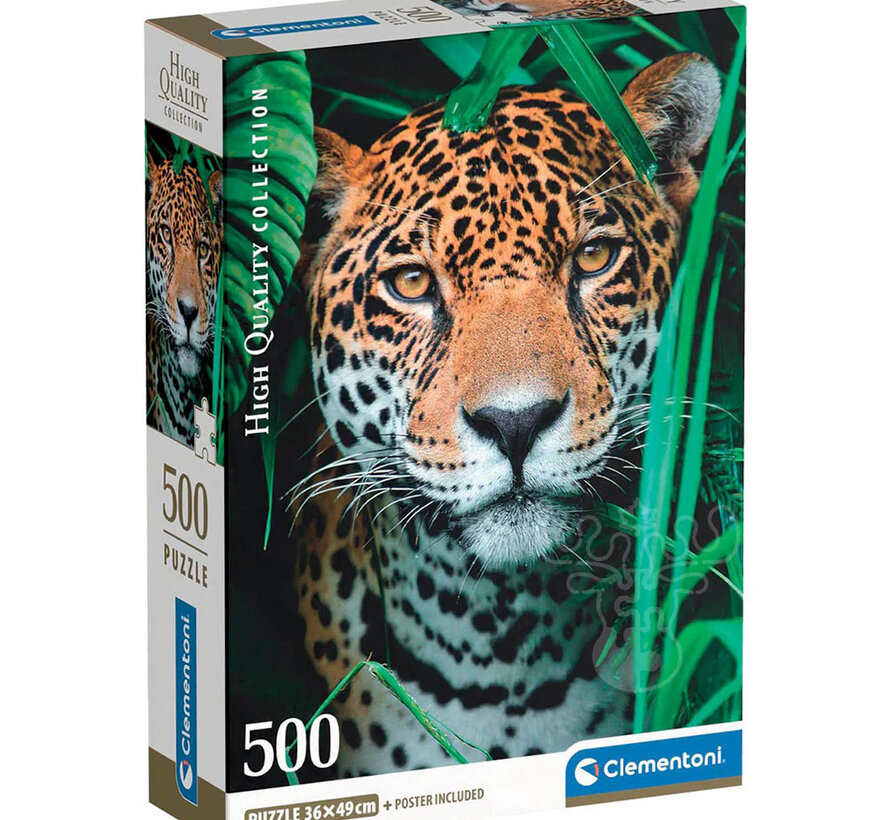 Clementoni Jaguar in the Jungle Puzzle 500pcs
