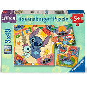 Ravensburger Ravensburger Disney Stitch Puzzle 3 x 49pcs