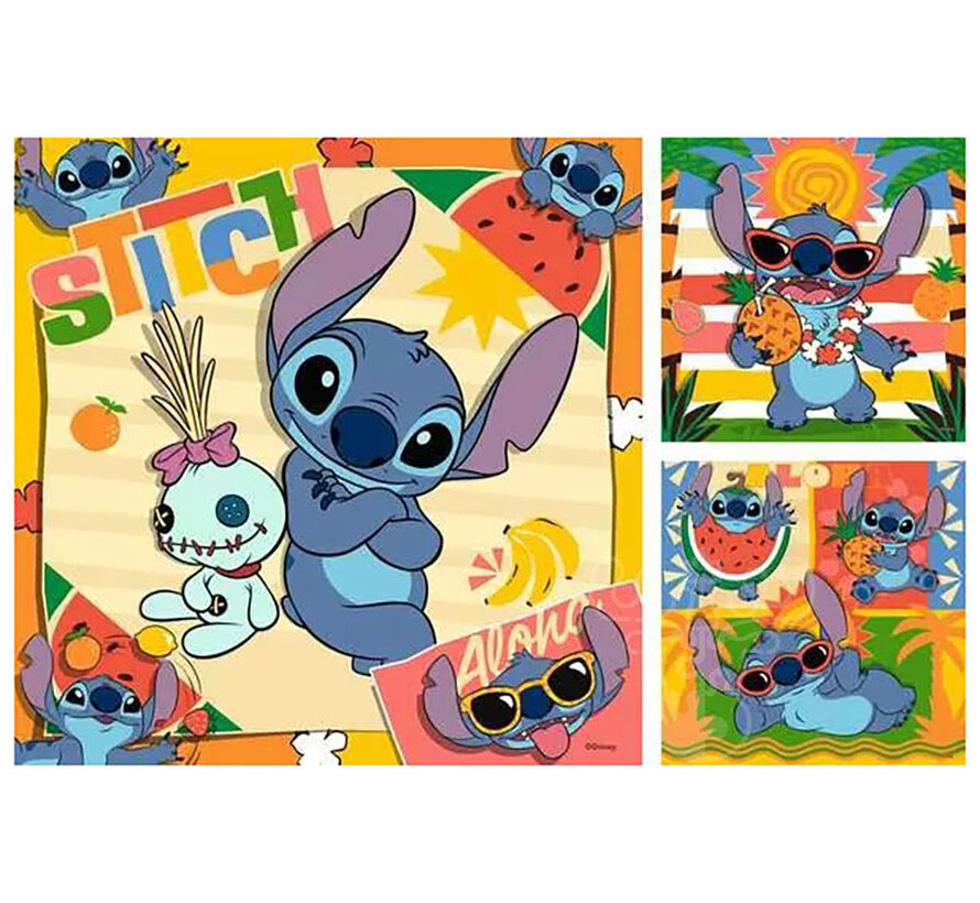 Ravensburger Disney Stitch Puzzle 3 x 49pcs