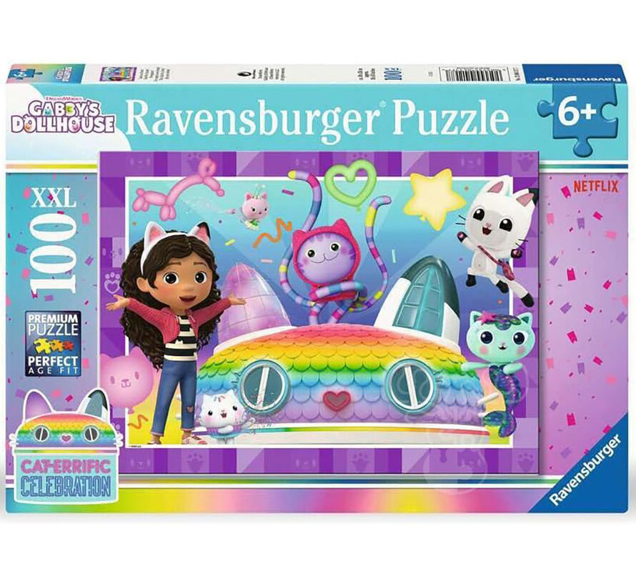 Ravensburger Gabby's Dollhouse: This calls for a party! Puzzle 100pcs XXL