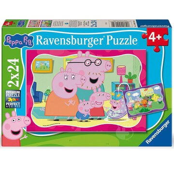 Ravensburger Ravensburger Peppa Pig: New Adventures Puzzle 2 x 24pcs