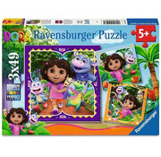 Ravensburger Ravensburger Dora the Explorer Puzzle 3 x 49pcs