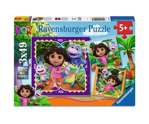 Ravensburger Dora the Explorer Puzzle 3 x 49pcs - Puzzles Canada