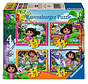 Ravensburger Dora the Explorer Puzzle: 12, 16,  20, 24pcs  XXL - 4 in a Box