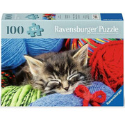 Ravensburger Ravensburger Feel Well & Puzzle: Wool Cat Puzzle 100pcs XL