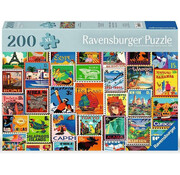 Ravensburger Ravensburger Feel Well & Puzzle: Travel Stamps Puzzle 200pcs XL