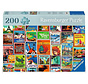 Ravensburger Feel Well & Puzzle: Travel Stamps Puzzle 200pcs XL