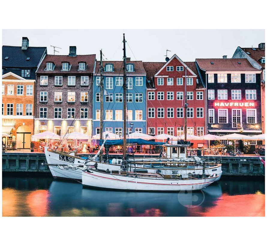 Ravensburger Scandinavian Places: Copenhagen, Denmark Puzzle 1000pcs