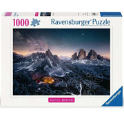 Ravensburger Ravensburger Beautiful Mountains: Three Peaks, Dolomites Puzzle 1000pcs