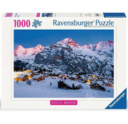 Ravensburger Ravensburger Beautiful Mountains: Bernese Oberland, Murren Puzzle 1000pcs