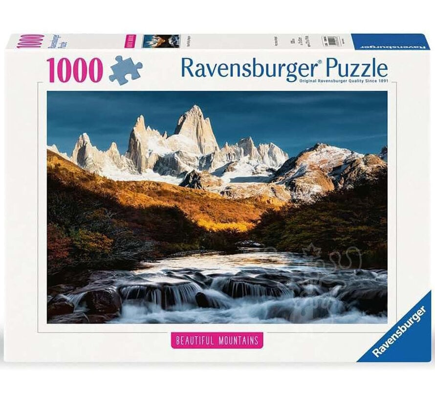 Ravensburger Beautiful Mountains: Mount Fitz Roy, Patagonia Puzzle 1000pcs