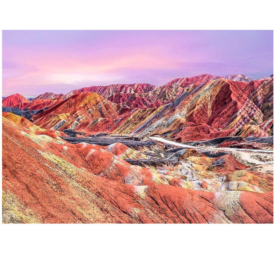 Ravensburger Beautiful Mountains: Rainbow Mountains, China Puzzle 1000pcs