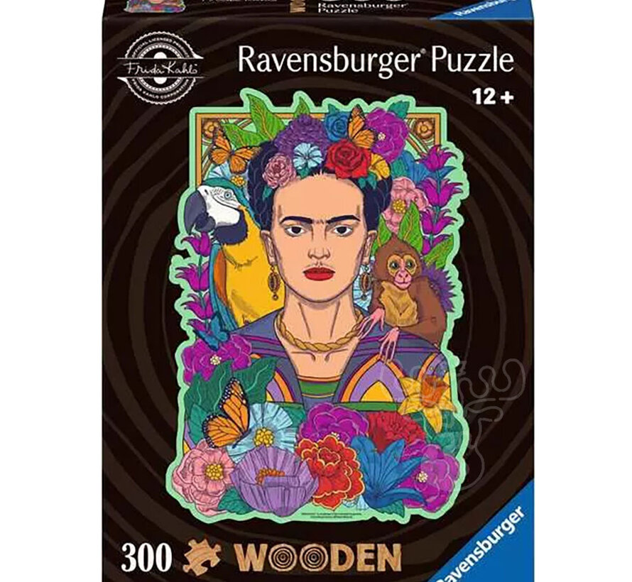 Ravensburger Frida Kahlo Shaped Wooden Puzzle 300pc