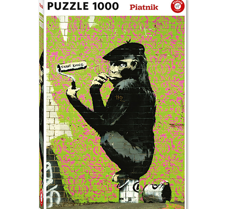 Piatnik Banksy - Roller Chimp Puzzle 1000pcs