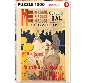 Piatnik Piatnik Toulouse-Lautrec - La Goulue Puzzle 1000pcs