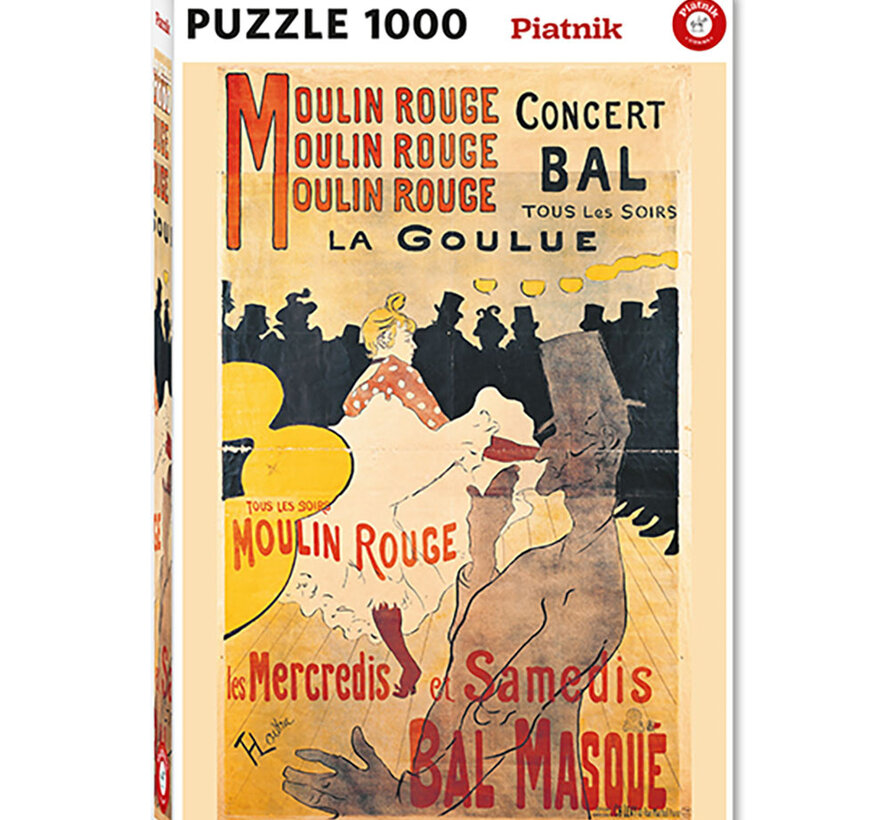 Piatnik Toulouse-Lautrec - La Goulue Puzzle 1000pcs