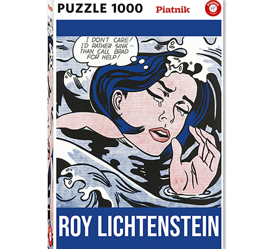 Piatnik Lichtenstein - Drowning Girl Puzzle 1000pcs