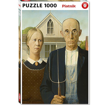 Piatnik Piatnik Wood, Grant - American Gothic Puzzle 1000pcs