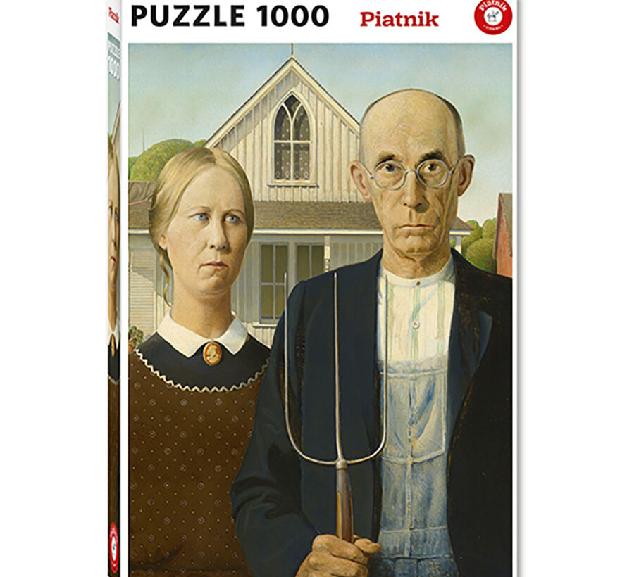 Piatnik Wood, Grant - American Gothic Puzzle 1000pcs