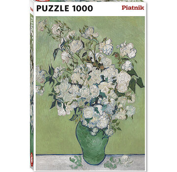 Piatnik Piatnik Van Gogh - Vase with white roses Puzzle 1000pcs
