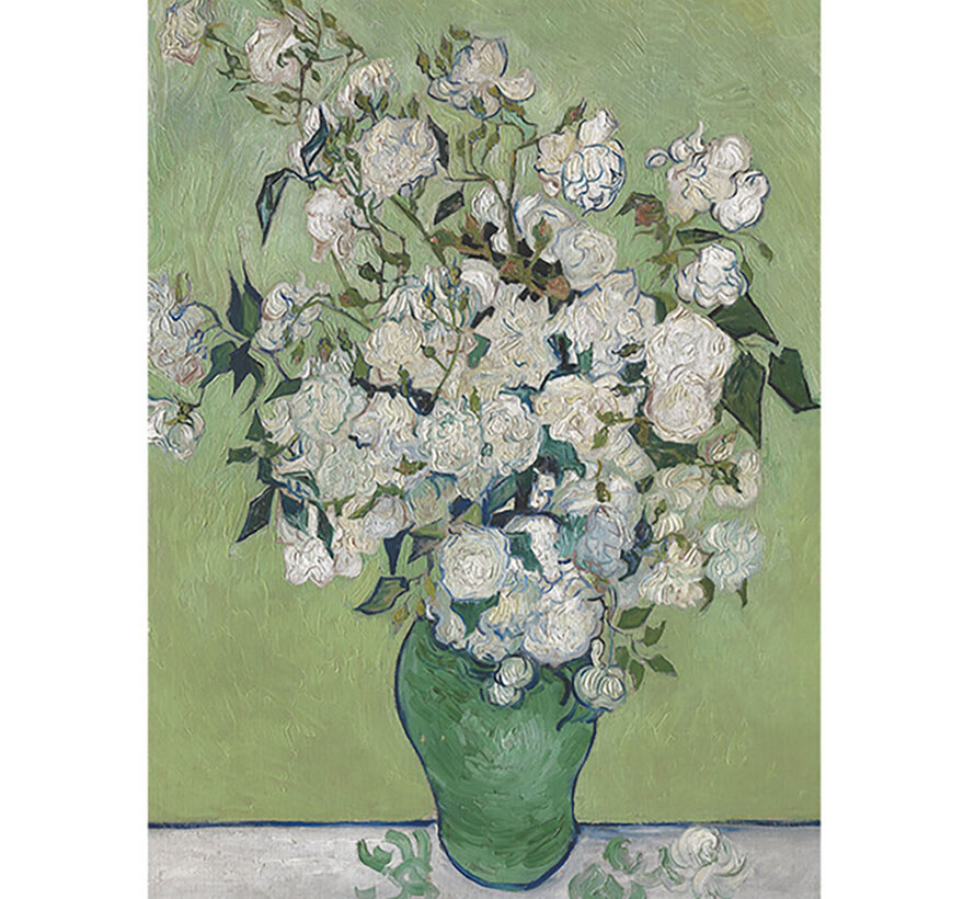 Piatnik Van Gogh - Vase with white roses Puzzle 1000pcs