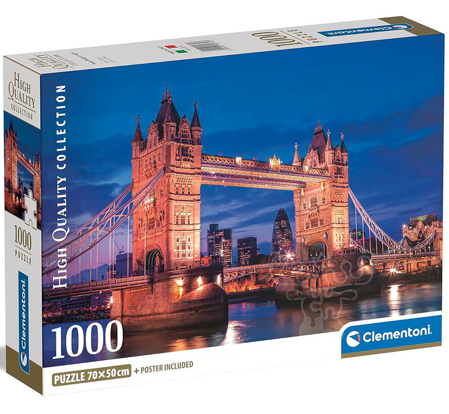 Clementoni Tower Bridge at Night Puzzle 1000pcs