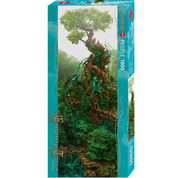 Heye Heye Enigma Trees: Cyanide Tree Vertical Panorama Puzzle 1000pcs