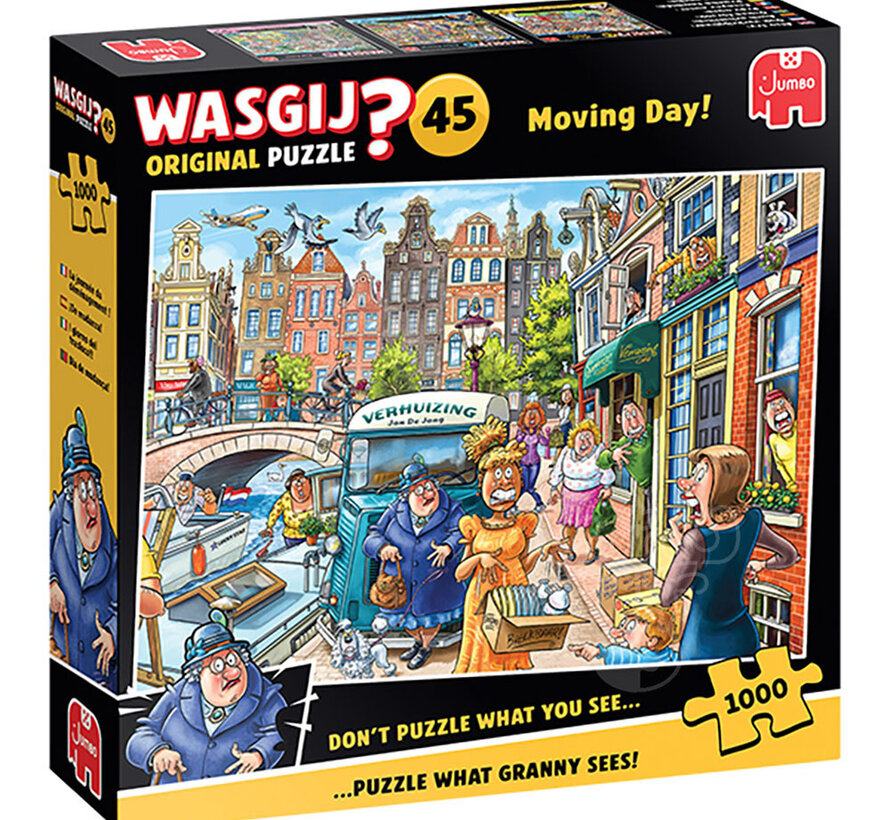 Jumbo Wasgij Original 45 Moving Day! Puzzle 1000pcs