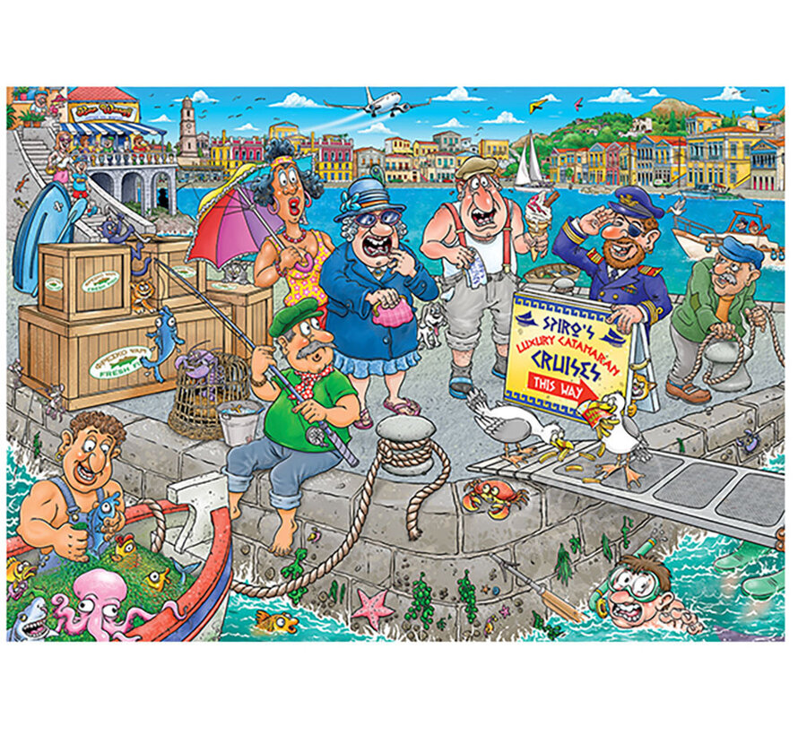 Jumbo Wasgij Original 47 Boating Bedlam!Puzzle 1000pcs