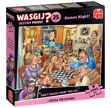 Jumbo Jumbo Wasgij Destiny 25 Games Night! Puzzle 1000pcs