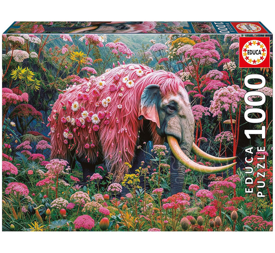 Educa Floral Elephant Puzzle 1000pcs