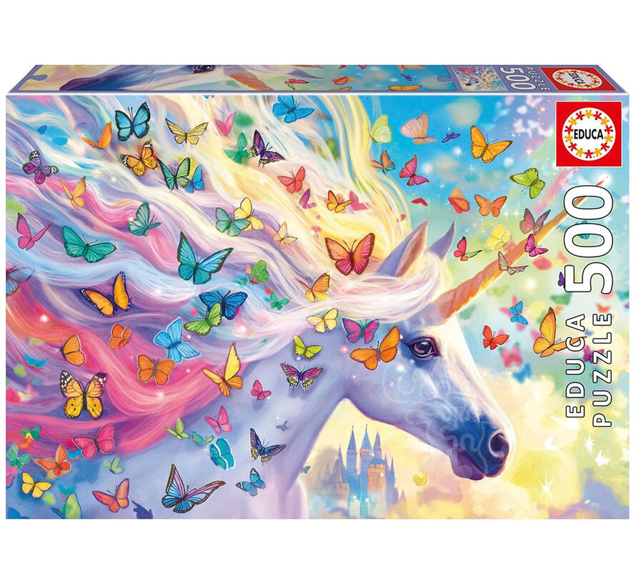 Educa Rainbow Unicorn Puzzle 500pcs