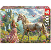 Educa Borras Educa Fairies, Unicorns & Butterfly Puzzle 500pcs