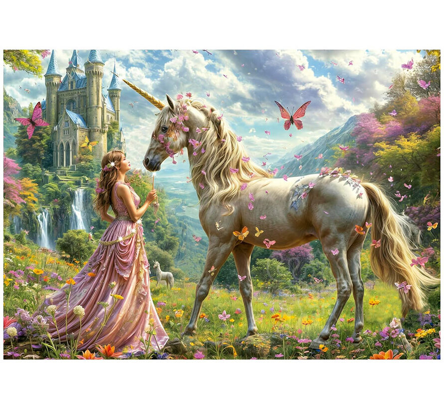Educa Fairies, Unicorns & Butterfly Puzzle 500pcs